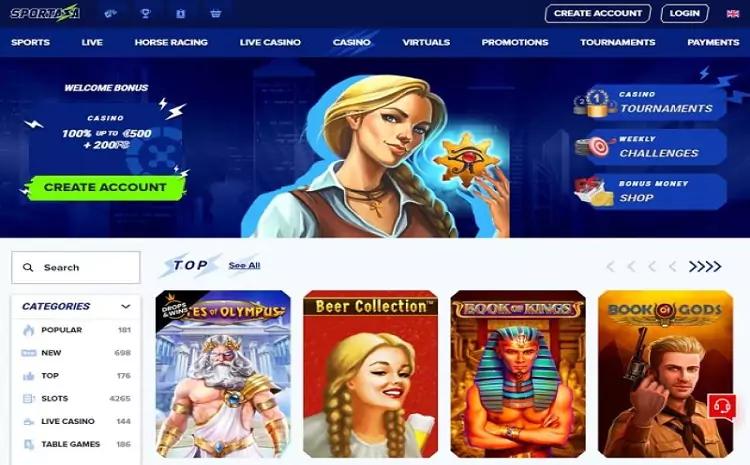 Sportaza – An Online Betting and Casino Platform in Italy